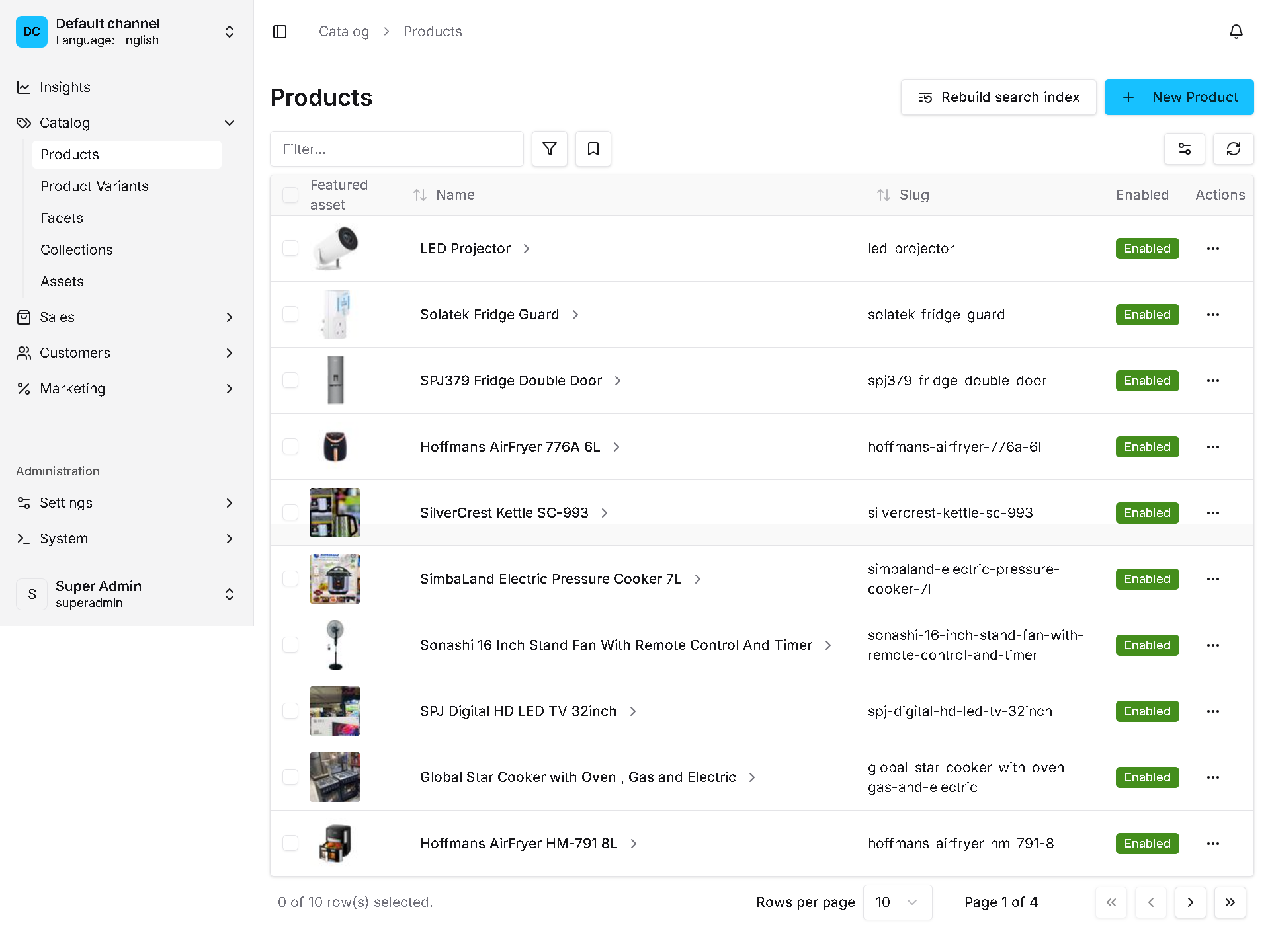 Pulse Tech Uganda admin dashboard